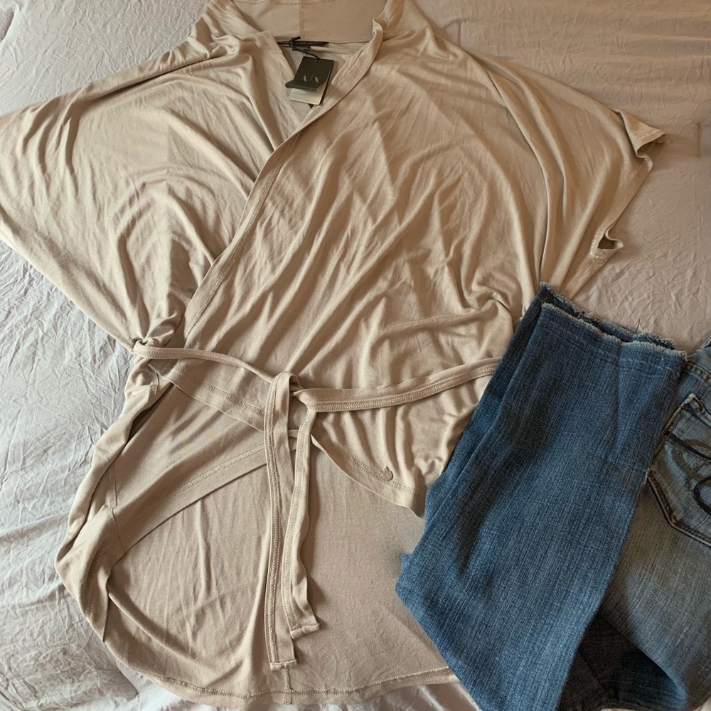 Armani Exchange Shirt Wrap